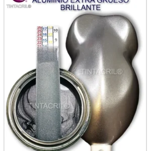 Tinta de Aluminio Grueso (Efecto Metalizado)